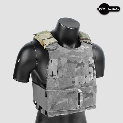 PEW TACTICAL Universal Shoulder Pad Tactical Vest Built-in High Cushioning Shoulder Pad