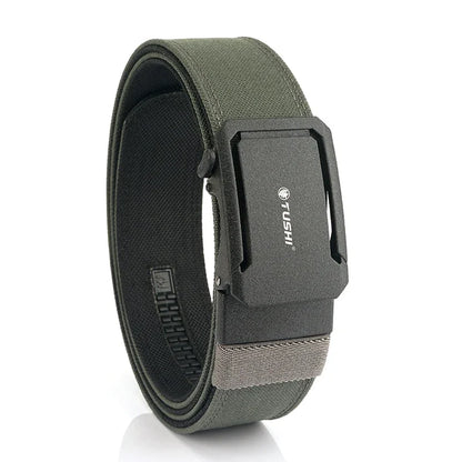 TUSHI New Military Belt for Men Sturdy Nylon Metal Automatic Buckle Police Duty Belt Tactical Outdoor Girdle IPSC Accessories