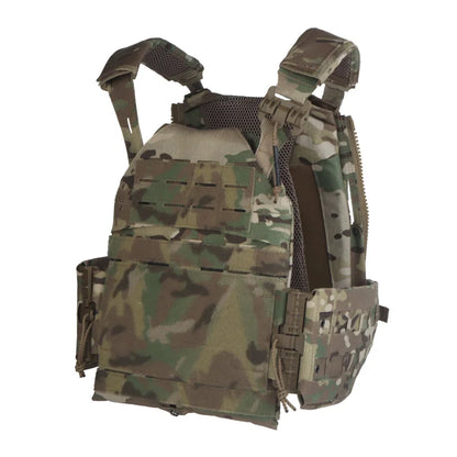 LV-120 Camouflage Tactical Carrier Vest Modular MOLLE Carrier Quick Release Cummerbund Airsoft Training Gear Outdoor Combat Vest