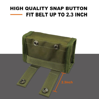 Hunting Ammo Pouch Tactical Waist Bag 10 Rounds Shot Bags Outdoor Shooting Multi-functional Mini EDC Mag Molle Nylon Pouch