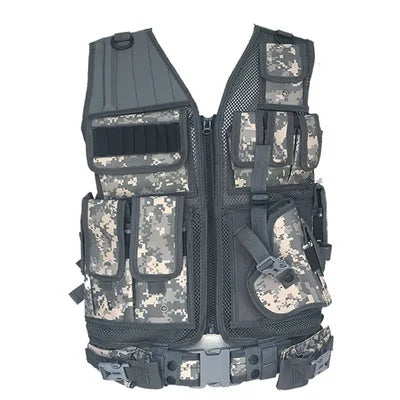 Adjustable Molle Tactical Vest Military Combat Body Armor Vests Security Hunting Army Outdoor CS Game Airsoft Training Jacket