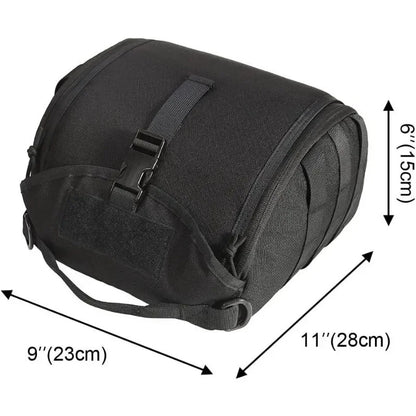 Tactical Helmet Bag Pack Multi-Purpose Molle Storage Carrying Pouch for Sports Hunting Shooting Combat Helmets
