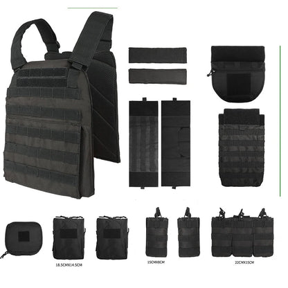 YAKEDA Tactical Vest Multifunctional Molle Breathable and Wear-resistant Outdoor Training Clothing