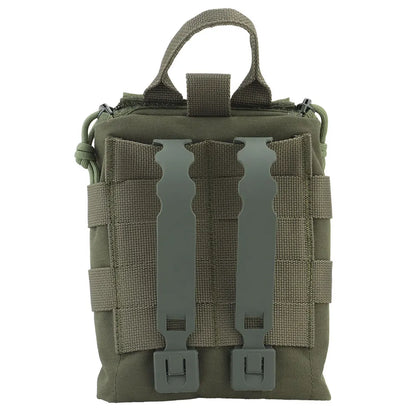 Tactical First Aid Kit Multifunctional Bag Waist Belt Pack MOLLE IFAK Pouch Hunting Vest Outdoor Camping Quick Response Pocket