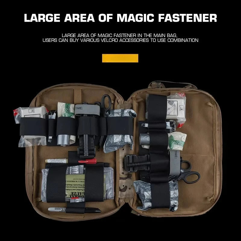 Tactical Large First Aid Backpack SS Style Hiking Waterproof Pouch DELTA Bag Survival Kit Tools Storage Hunting Games Gear