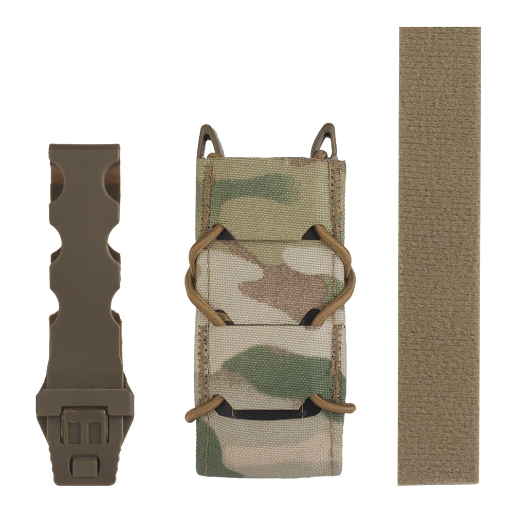 V2 Tactical Magazine Pouch Gen 2 Tiger 9MM Pistol Mag Bag Molle Flashlight Pouches Torch Holder Hunting Airsoft Knife Holster