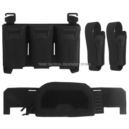 Tactical Multi-caliber Mag Pouch Placard 2nd Layer Admin Pouch Set MOLLE Quick Pull Airsoft Hunting Plate Carrier Front Panel