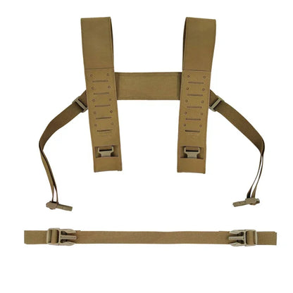 Airsoft Chest Rig SS Fat Strap Mk4 Tactical vest H-harness Belt gear MK5 34A Chest Hanger Multicam Laser Cut Shoulder Strap