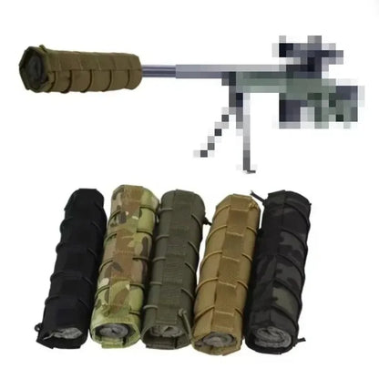 ..1PC Tactical Suppression Cover,18cm  Protective Case,Suppressor Mirage Heat Shield Sleeve Shooting Cover..