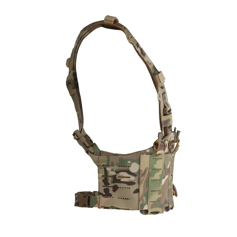 Tactical Vest Chest Rigs Lightweight  Camouflage MOLLE Militar Hunting Airsoft Assault SF Vest Mag Pouch H-Style Strap