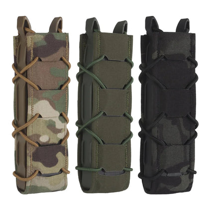 Tactical Magazine Pouch V2 Long Type For 9mm/MP5/MP7 Pistol Mag Holder Pouch Quick Release MOLLE Hunting Shooting Airsoft Gear