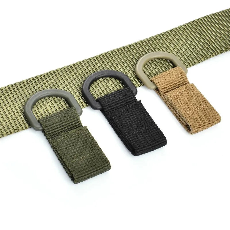 Tactical Hanging Hook Clip Clamp Buckle Nylon Webbing Molle Backpack Buckle Outdoor Hiking Climbing Accessories