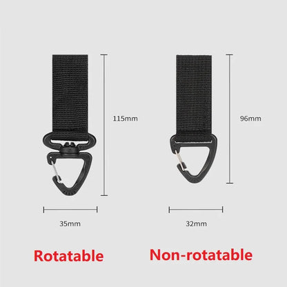 Outdoor Nylon Carabiner Key Hook MOLLE Webbing Buckle Belt Buckle Hanging Camping Climbing Backpack Accessories XKHWGJ02