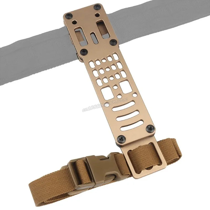 Modular Holster Adaptor Aluminum Alloy Battle Belt Quick Pull Draw Hunting Airsoft Pistol Holster Ferro MHA Leg Strap Adapter