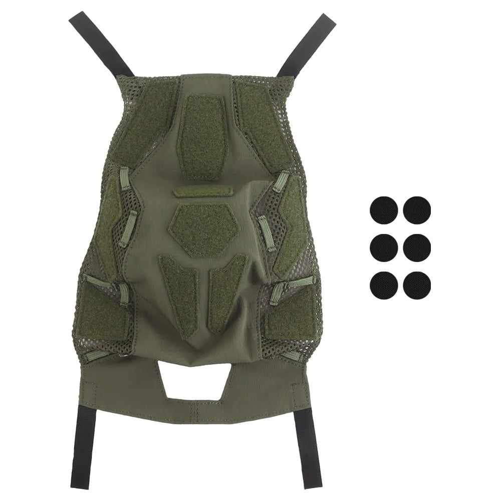 FAST SF Super High-Cut Helmet Cover Protective Mask Helmet Accessories for Paintball Cycling Airsoft Outdoor Shooting Activities