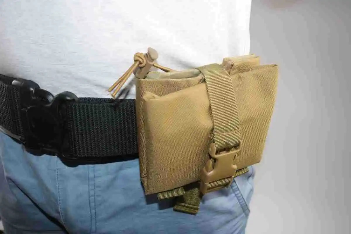 Folding Molle Magazine Dump Drop Pouch Waist Pack Hunting Accessories Ammo EDC Tool Bag Foldable Utility Recovery Mag Holster