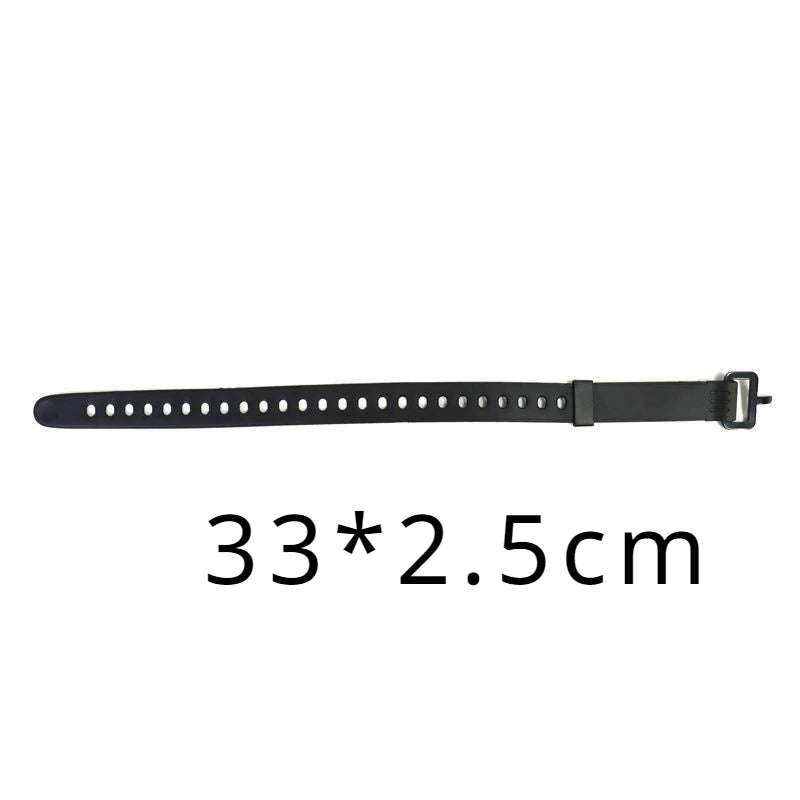 Travel Tied Belt Durable Rubber Cargo Tie Down Luggage Lash Belt Strap Camping Hiking Cargo Storage Belt Buckle