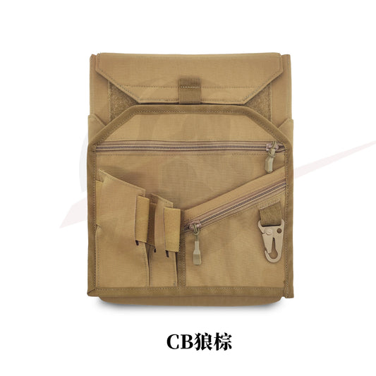 【Tactical Raiders】PI-017 Agilite-Style Redesign Padded Laptop Sleeve Hook-backed EDC Organizer Panel Pad Pouch