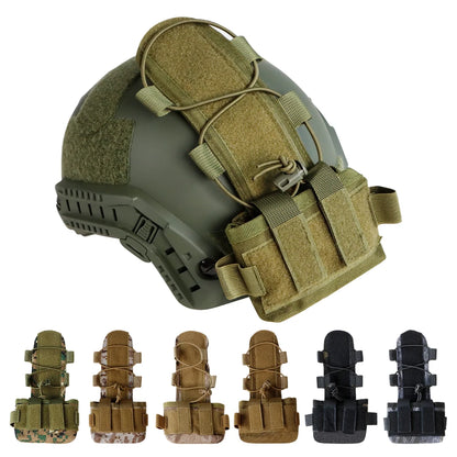 MK2 Tactical Helmet Counterweight Battery Pouch, Fast Helmet Battery Pack Accessories for Airsoft Hunting Outdoor Sports