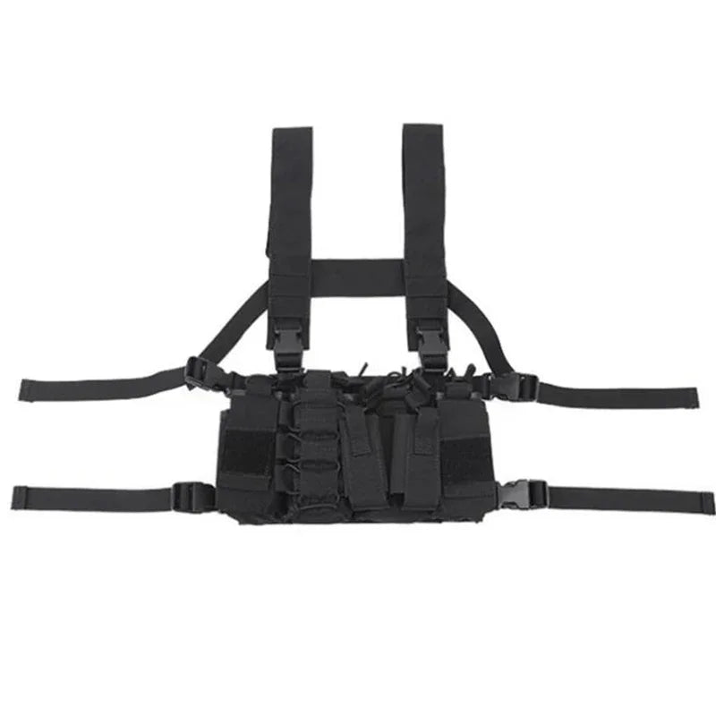 Multicam Black Tactical Camouflage Hunting Combat Crossfit  D3CR Chest Rig Vest For Outdoor Military Paintball Airsoft War Game