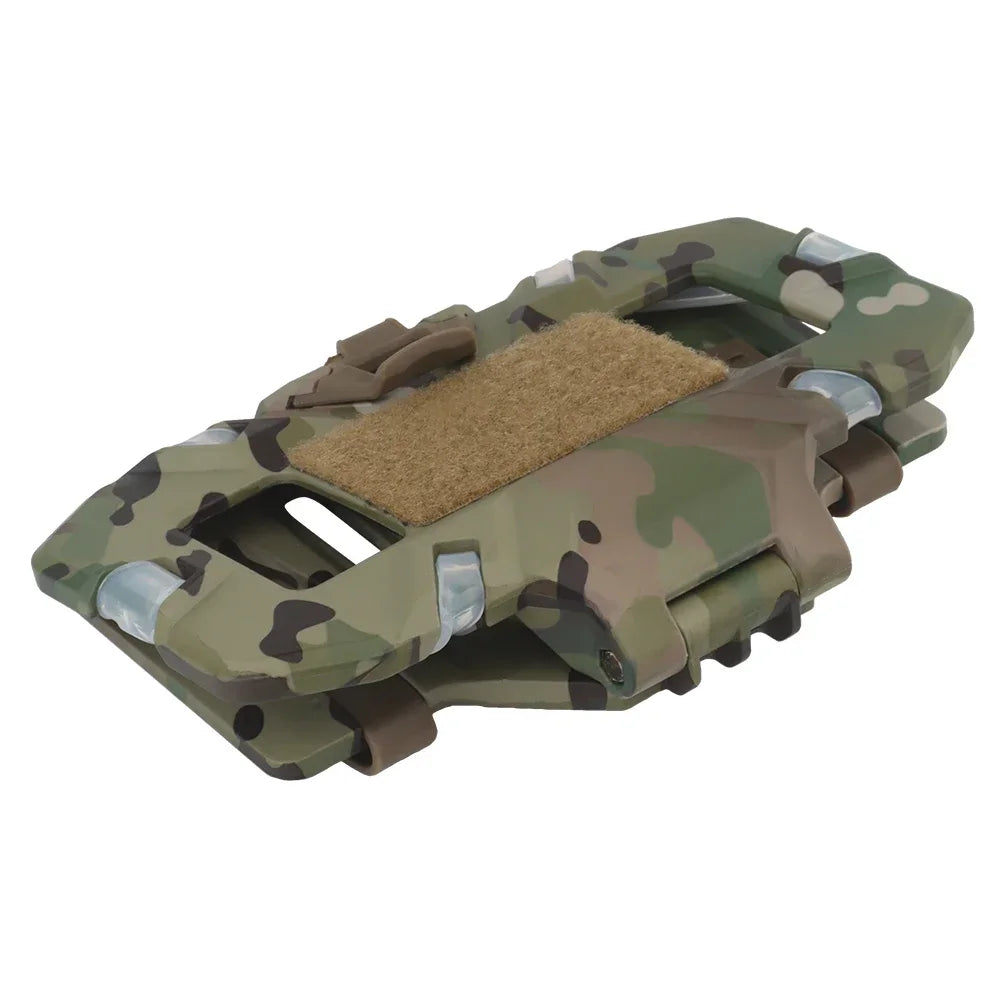 Tactical MOLLE Folding Navigation Board Tactical Airsoft Hunting Vest Chest Mobile Phone Holder Map Admin Panel iPhone Pouch