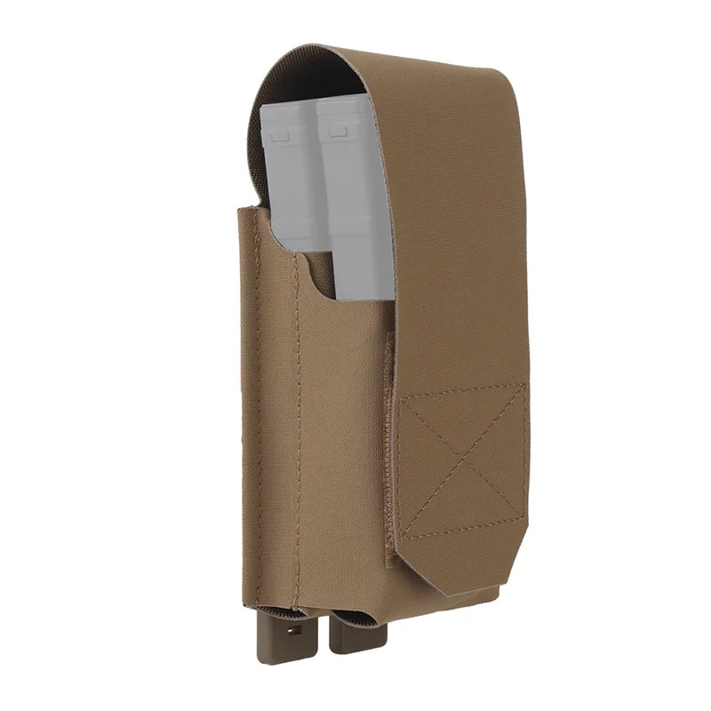 556 Flip Double Mag Pouch Magnetic Closure MOLLE Mount Field Use Hunting Outdoor Shooting Gear Utility Carrier