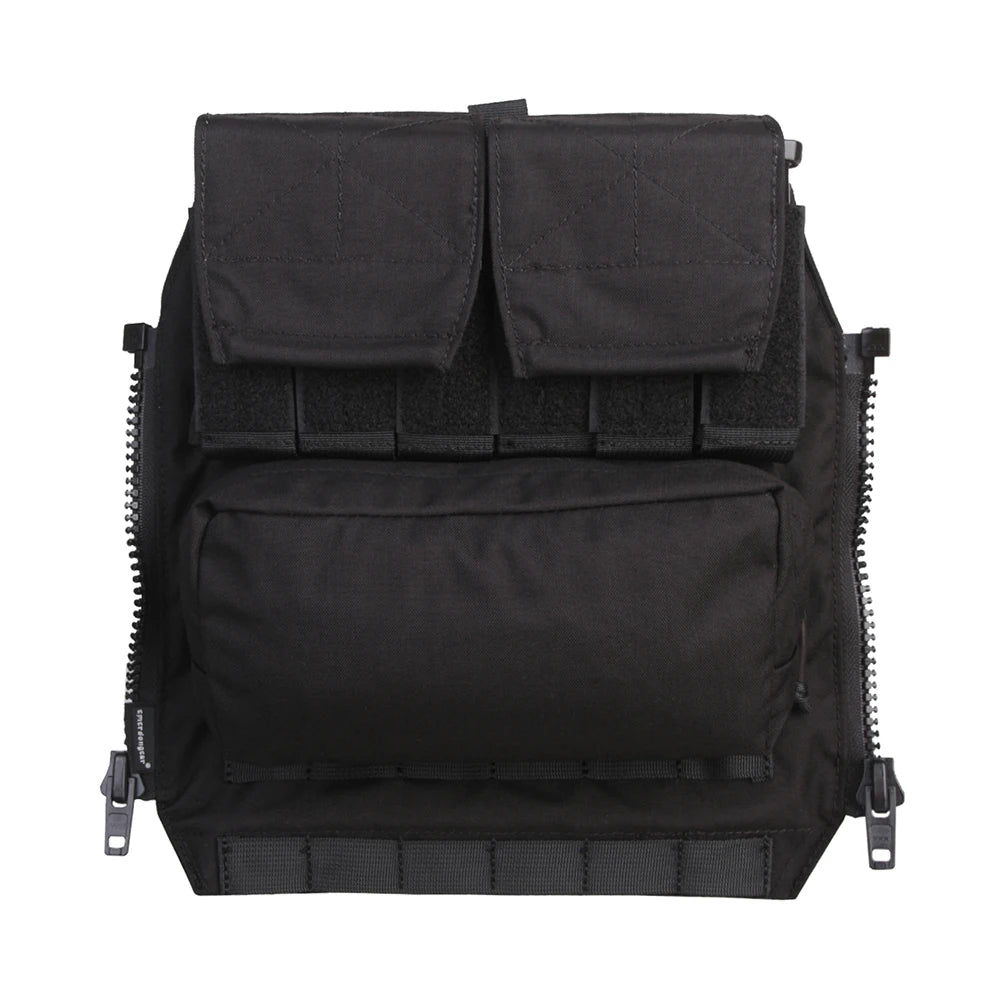Emersongear Tactical Back Pack Zip Panel For MVS FPC LPC Hunting Vest Plate Carrier Backpack Modular Mag Pouch Nylon EM9286