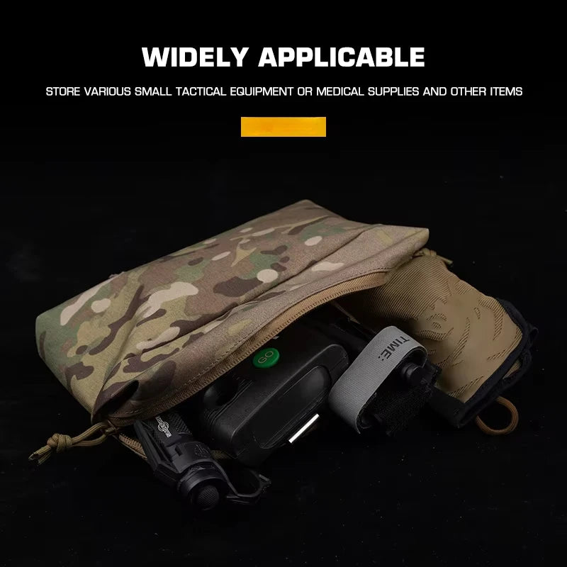 Ferro Style General Purpose Pocket First Aid Kit Molle Pouch Multifunctional General Bag for FCPC V5 Plate Carrier Vest Gear