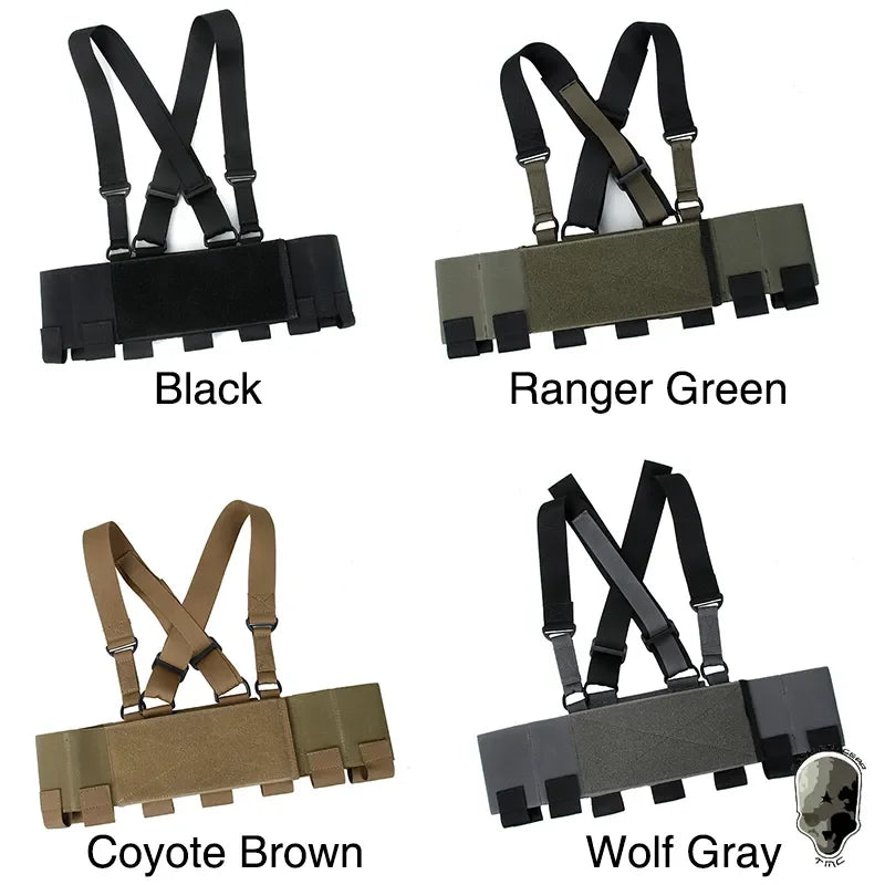 TMC Lightweight Low Visibility RD Chest Rig w/ 5.56 Mag Pouch Citizen Urban Tactical Gear TMC3533