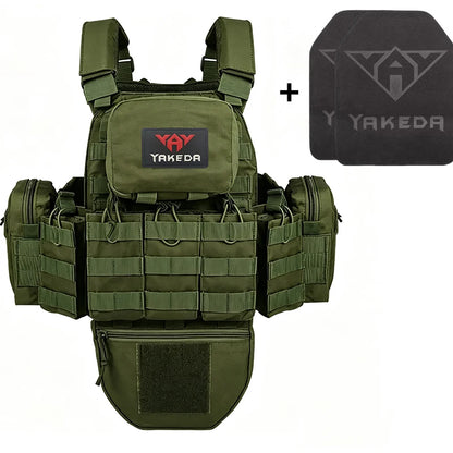 YAKEDA Tactical Vest Multifunctional Molle Breathable and Wear-resistant Outdoor Training Clothing