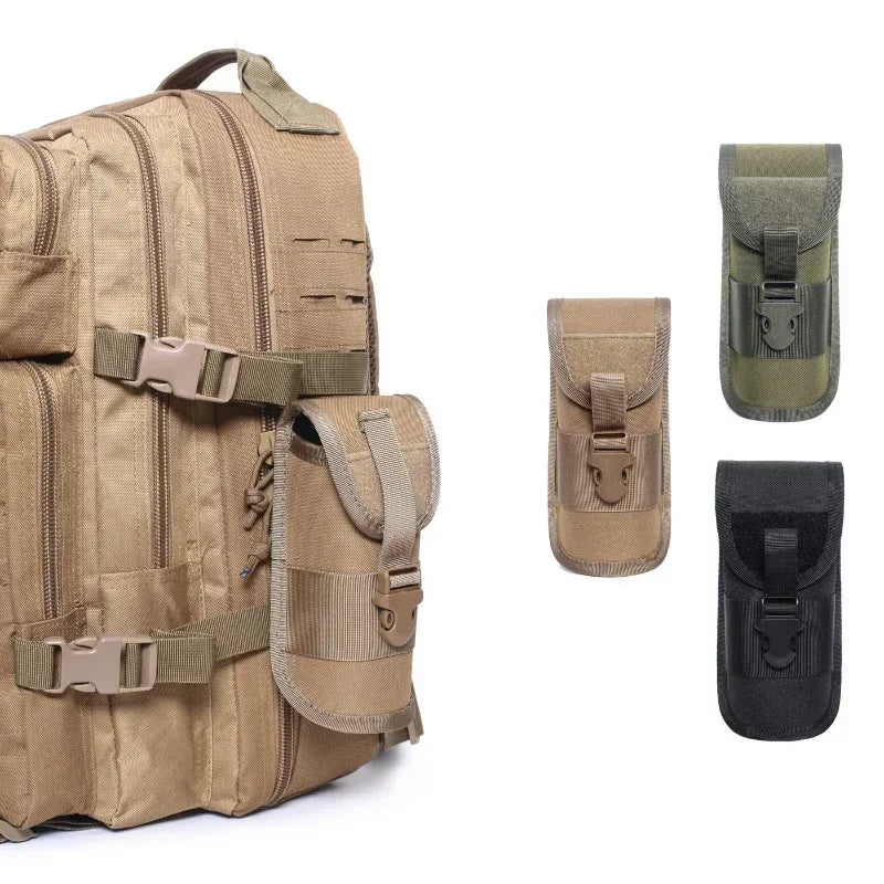 Molle Sunglasses Holder Glasses Pouch EDC Waist Pack Utility Outdoor Hiking Hunting Accessories Organizer Eyeglasses Case Bag