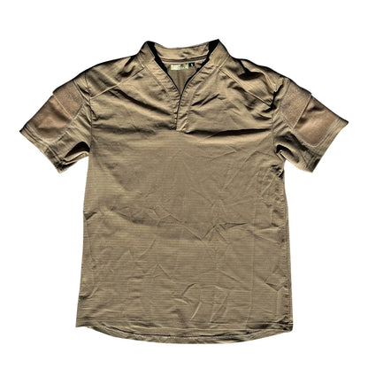 Tactical  Summer Outdoor Quick Dry Tactical Combat T-shirt Short Sleeve V-Neck Training Top for Men