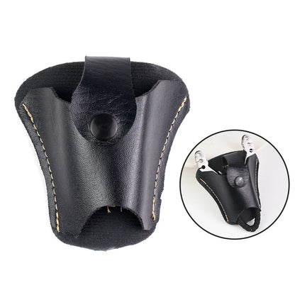 1 outdoor slingshot bag - durable PVC leather textured waist bag, suitable for hunting and fishing, slingshot accessories
