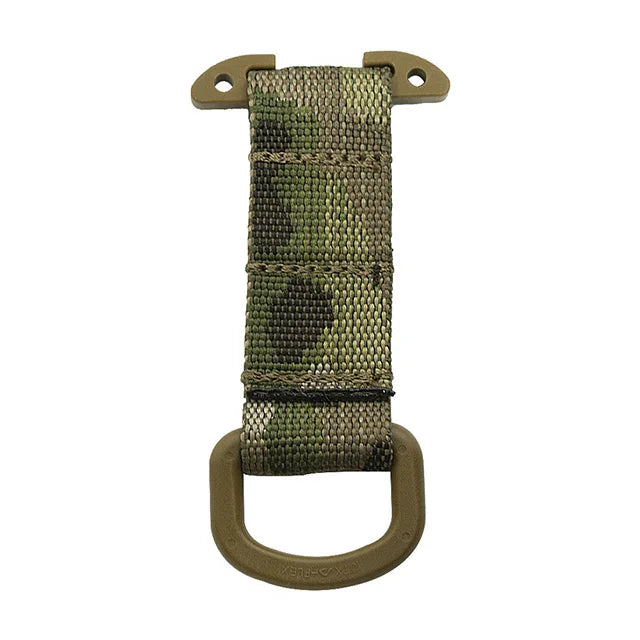Tactical Molle Clip D Ring Hook T-mount Bar Hanging Belt Hunting Vest Plastic Carabiner Glove Clip Key Holder Battle Accessories