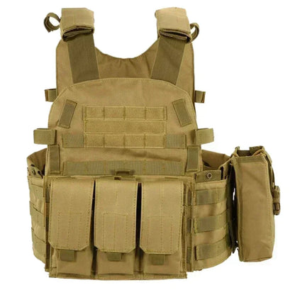 Military Tactical Vest Body Armor Combat Army Gear Hunting Plate Carrier Airsoft Accessories Wargame Pouch  Vest