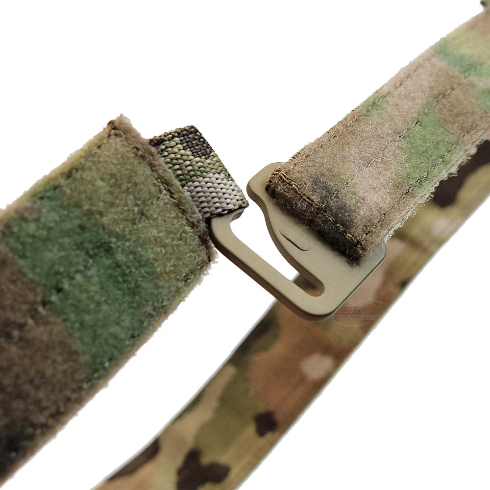 Ferro Style Bison Tactical Inner Belt G Hook Quick Detach Metal Buckle Lightweight Waist Belt Paintball Hunting Accessories