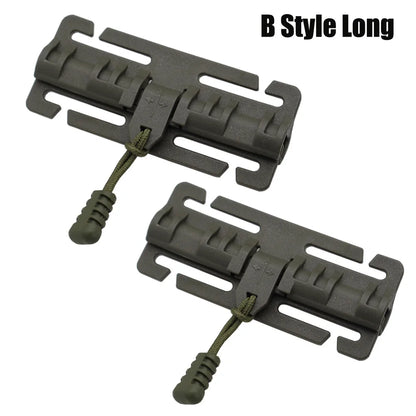 1 Pair Tactical Vest Quick Release Buckle Rapid Open Connector Hunting Vest Cummerbund Shoulder Webbing Connector Accessories