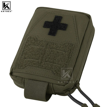 KRYDEX Tactical Medical IFAK Pouch First Aid Holder Tourniquet Trauma Bag For Vest Belt Hunting Outdoor Accessories