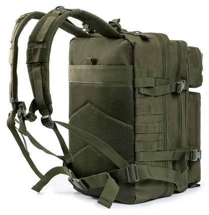 45L Tactical Hunting Backpack Molle Storage Bag Large Capacity Multi Pocket Wear Resistant Outdoor Hunting Gear Rucksack Durable Wild Shooting Daypack For Men Women Hunters Bushcraft Wilderness Trekking Camping Luggage Bag
