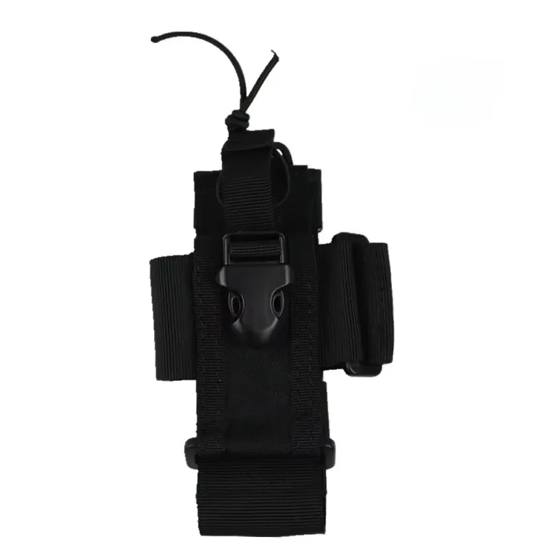 Tactical Walkie Talkie Holder Bag Molle Radio Pouch Nylon Waist Pack Pocket Pendant Pouch Hunting Accessories