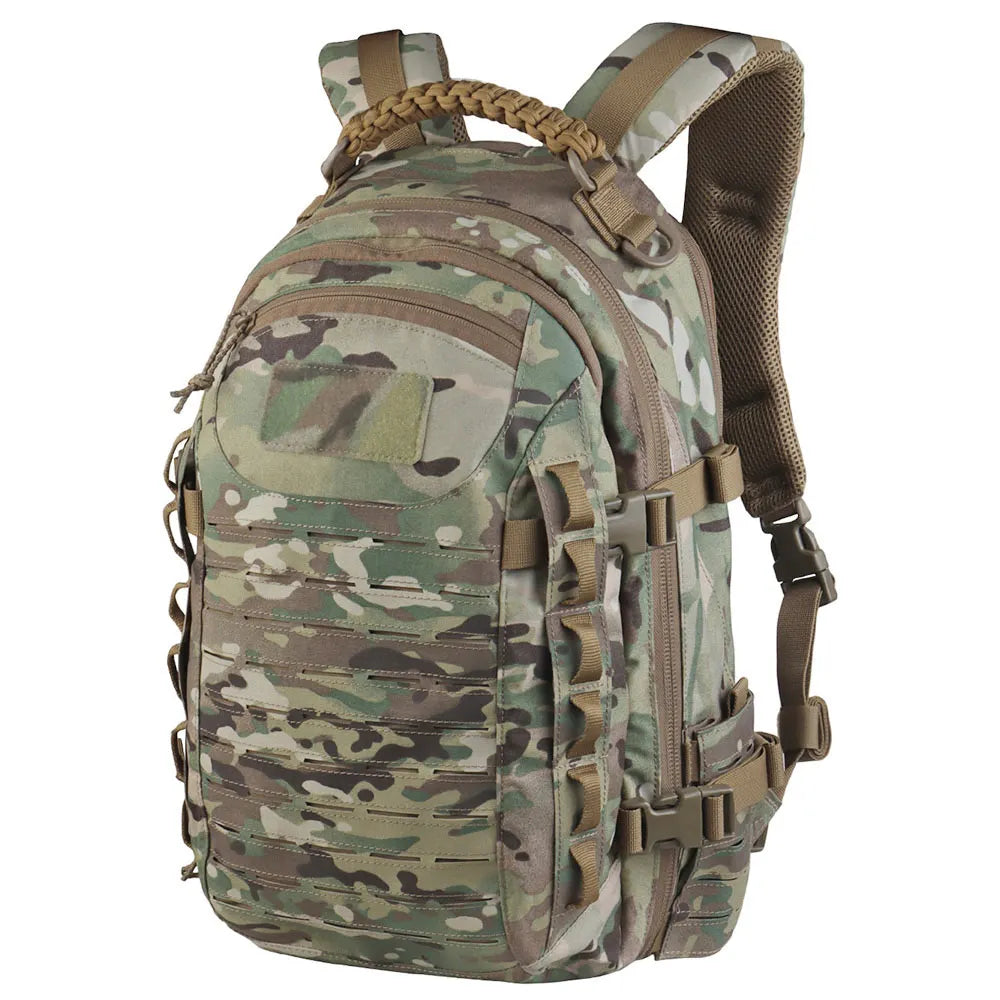 Tactical Multifunctional 25L Large Capacity Assault Backpack Outdoor Comfort Heavy Duty Bag Molle Pack Mission Knapsack