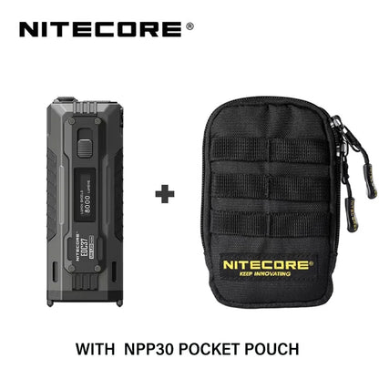 NITECORE EDC37 8000 lumens Strong light Ultimate Tactical EDC Flashlight Built-in 8000mAh Li-ion Battery