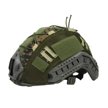 Tactical Helmet Cover Fast Helmet Multi-Camo Helmet Cover for Airsoft Helmet Paintball CS Wargame Sport Hunting Shooting Gear