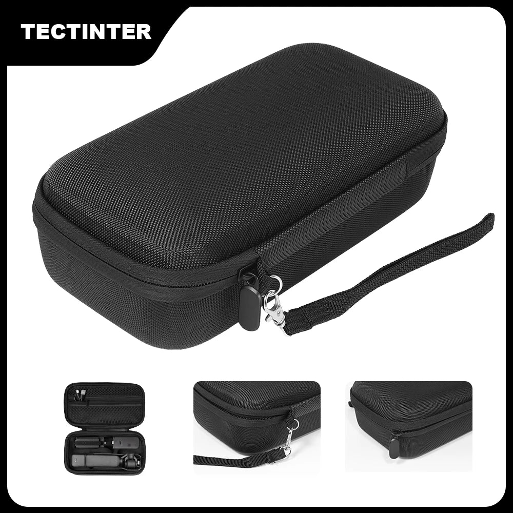 Carrying Case For DJI OSMO Pocket 3/4/Xtra Muse Accessories Travel Pouch Storage Bag EVA Shell with Hand Strap Camera Protector