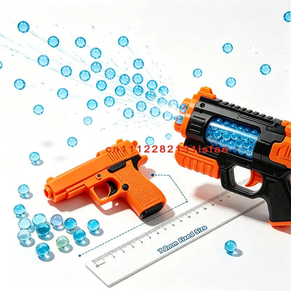S2-Super Tough Squeezeproof Frosted Transparent EVA Pellets Uniform Full 50000Pcs 7-8mm 14+ Adult Wargame Spare Ammo
