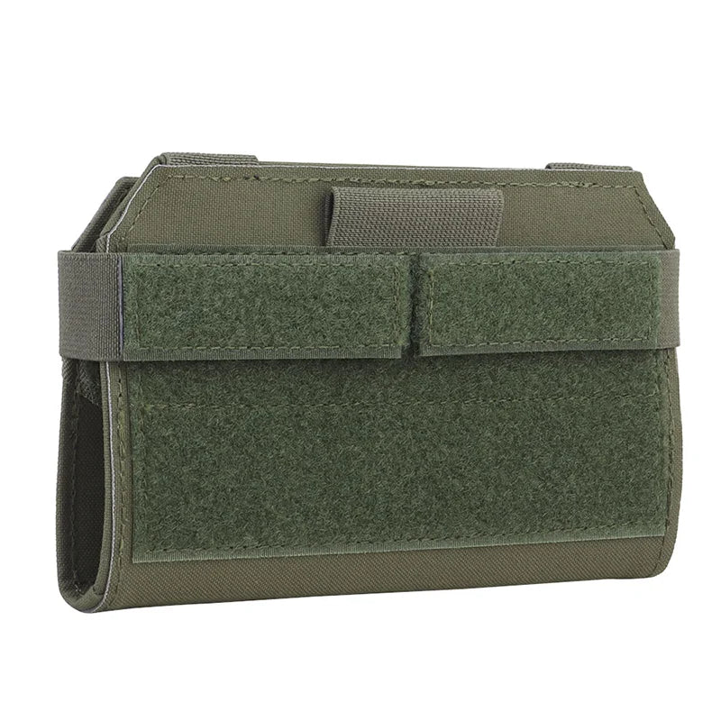 MOLLE Front Panel Phone Navigation Pouch Utility Organizer Phone Pouch for Outdoor Airsoft Vest Gear Essentials