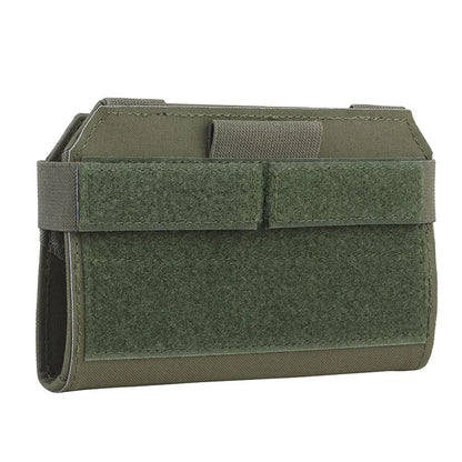 MOLLE Front Panel Phone Navigation Pouch Utility Organizer Phone Pouch for Outdoor Airsoft Vest Gear Essentials