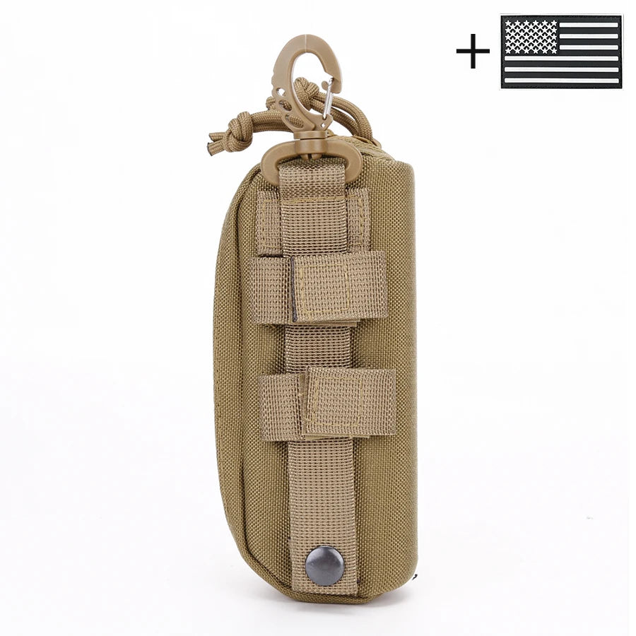 Outdoor travel glasses storage box, multifunctional portable small item storage bag, wear-resistant portable bag
