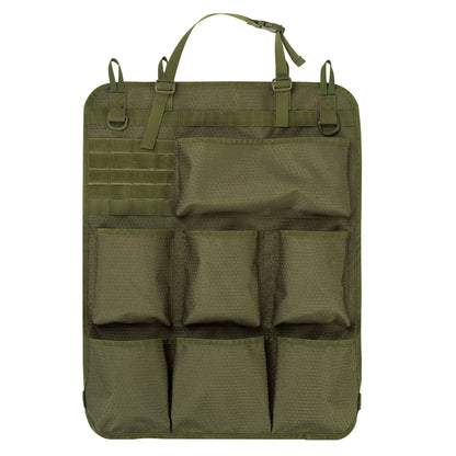 Tactical Camouflage Car Seat Backrest Storage Bag Hanging Organizer Vehicle Interior Accessory Space Saver Hanging Pouch