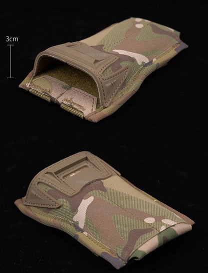 Tactical 5.56mm Single Mag Pouch MOLLE Quick Release Magazine Holder for AR15 M4 Airsoft Vest Plate Carrier Hunting Gear